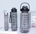 Motivational water bottle 2000ml